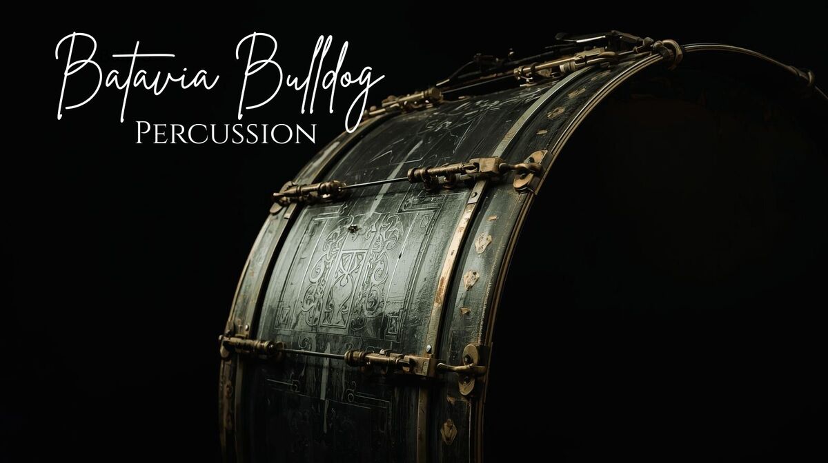 Artistic rendition of the performance space at the NEW Batavia High School featuring a stage and bleachers